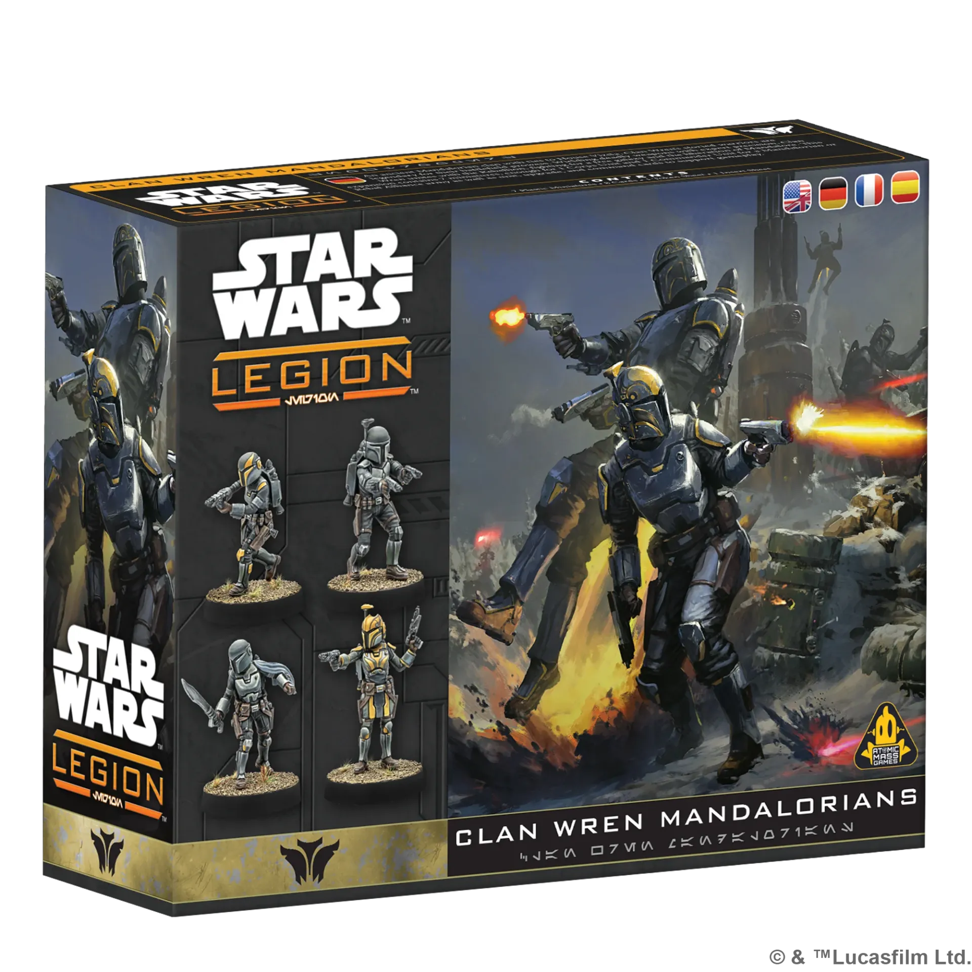 [AMG SWQ56] Star Wars Legion : Clan Wren Mandalorien - Réédition │ Ref. SWQ56