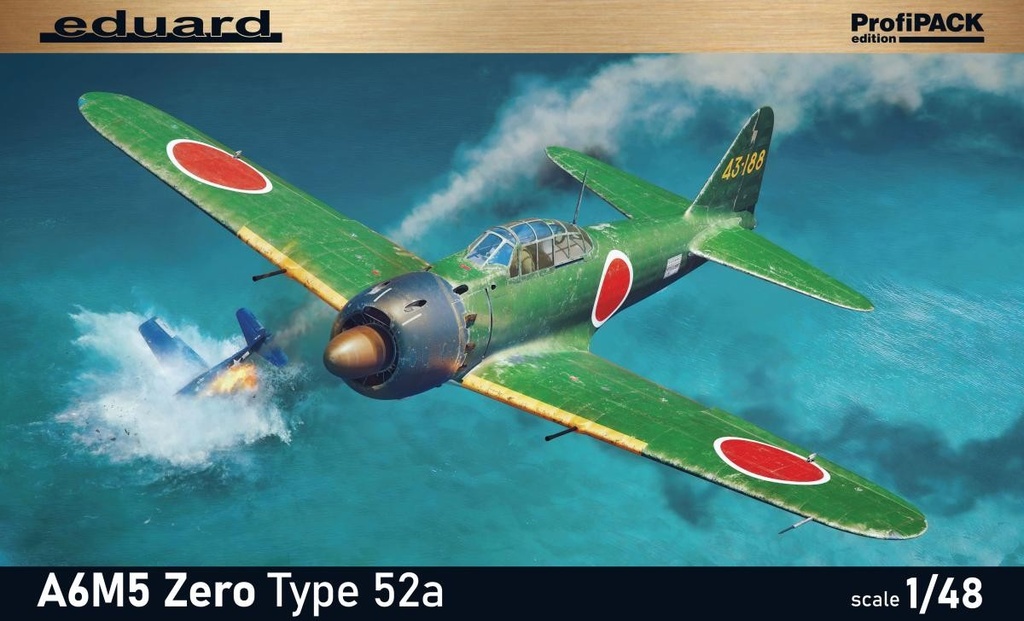 [EDU 82216] Eduard: Mitsubishi A6M5 Zero Type 52a "ProfiPACK" Editie (1:48) │ Ref. 82216