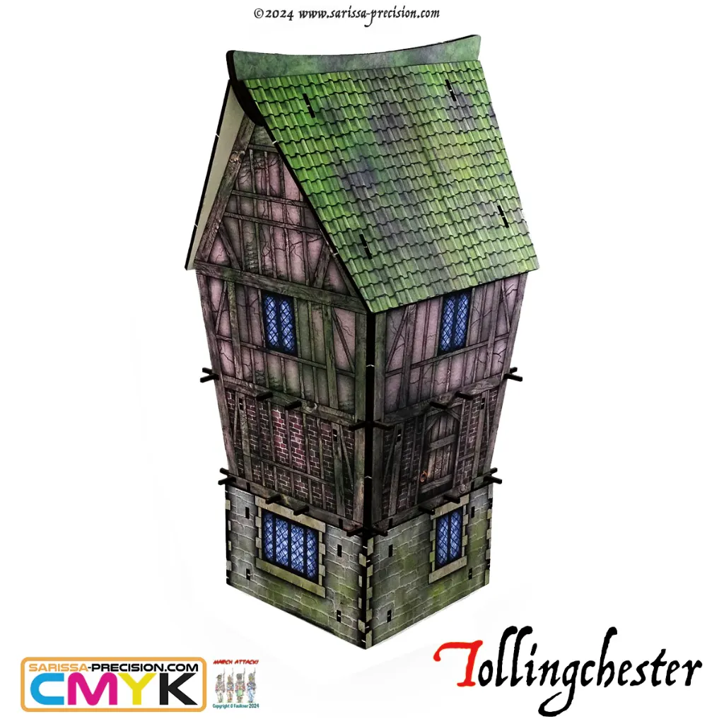 [SAP TCH012] Sarissa Precision: Geverfd Ratt House - Tollingchester 28mm │ Ref. TCH012