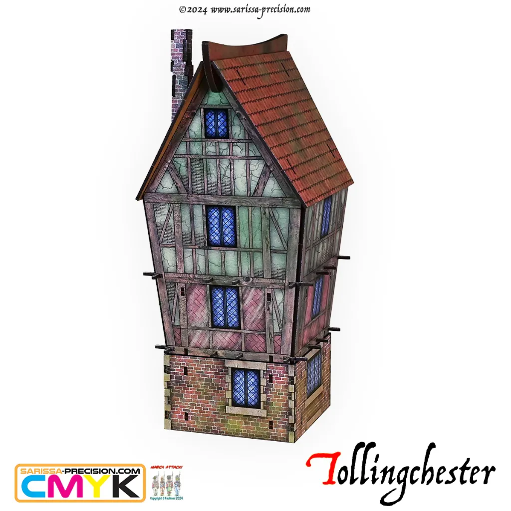 [SAP TCH 006] Sarissa Precision: Pre-Painted Cheap Side House - Tollingchester 28mm │ Ref. TCH003