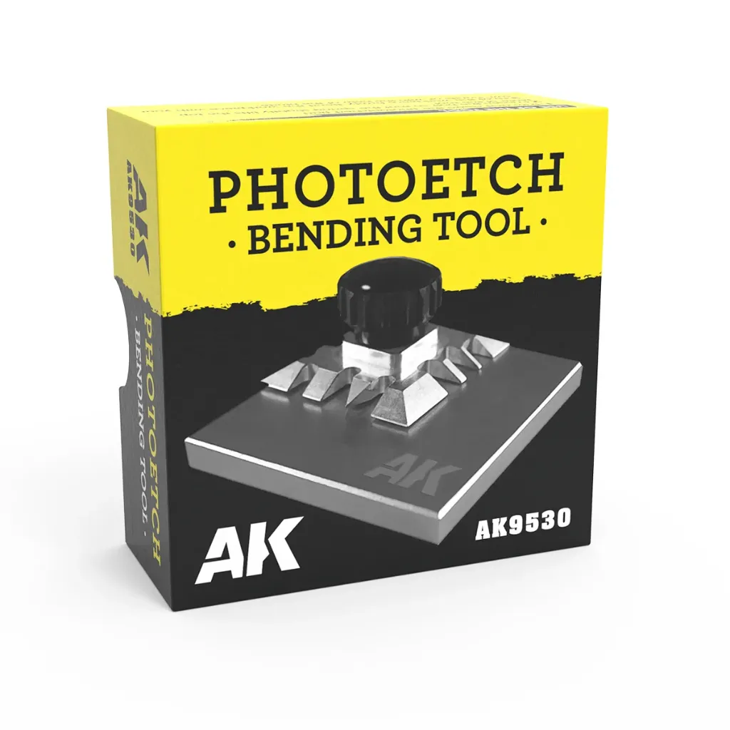 [AK AK9530] AK Interactive: Foto-ets Buiggereedschap Compact (1 Schroef) │ Ref. AK9530: Plieuse de Photodécoupe Compacte (1 Vis) - Photoetched Bending Tool │ Ref. AK9530