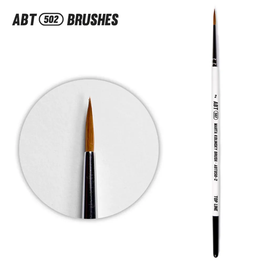 [AK ABT850-2] Abteilung 502: Top Line Marta Kolinsky Size 2 Brush │ Ref. ABT850-2