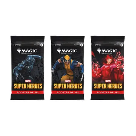 [WOC 150D5356101002] Magic the Gathering : Boosters de jeu "Super Heroes" [FR]