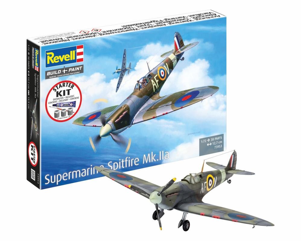 Revell : Spitfire Mk.IIa - Starter Kit 1/72