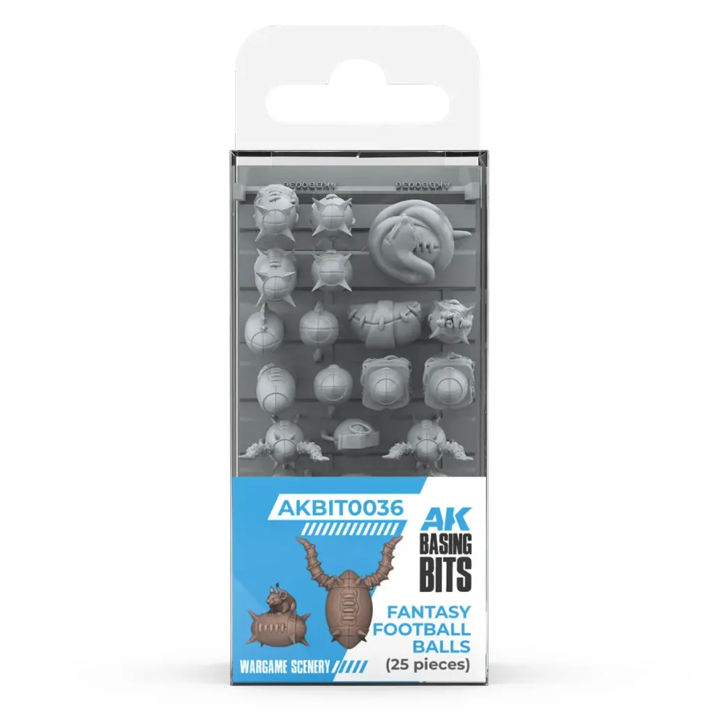 [AK AKBIT0036] AK Interactive : Ballons de Fantasy Football - Fantasy Football Balls (Basing Bits Résine) │ Ref. AKBIT0036