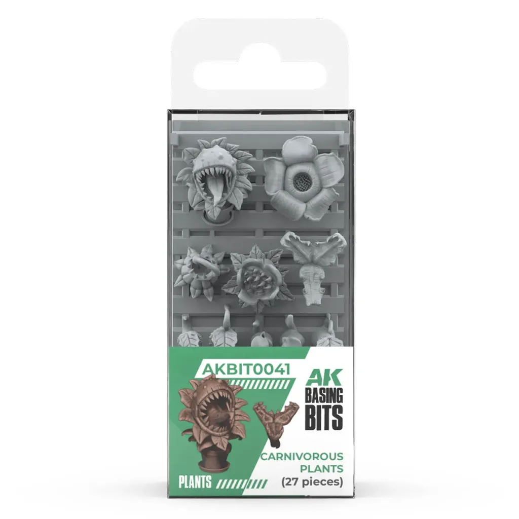 [AK BIT0041] AK Interactive : Plantes Carnivores - Carnivorous Plants (Basing Bits Résine) │ Ref. AKBIT0041
