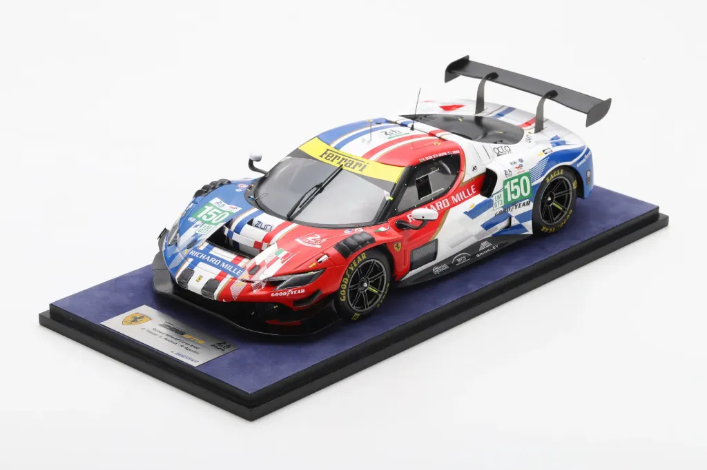 [LOO LS18LM059] Looksmart : Ferrari 296 LMGT3 No.150 RICHARD MILLE AF CORSE Le Mans 24H 2025 C. Toledo – L. Wadoux – R. Agostini (1/18)