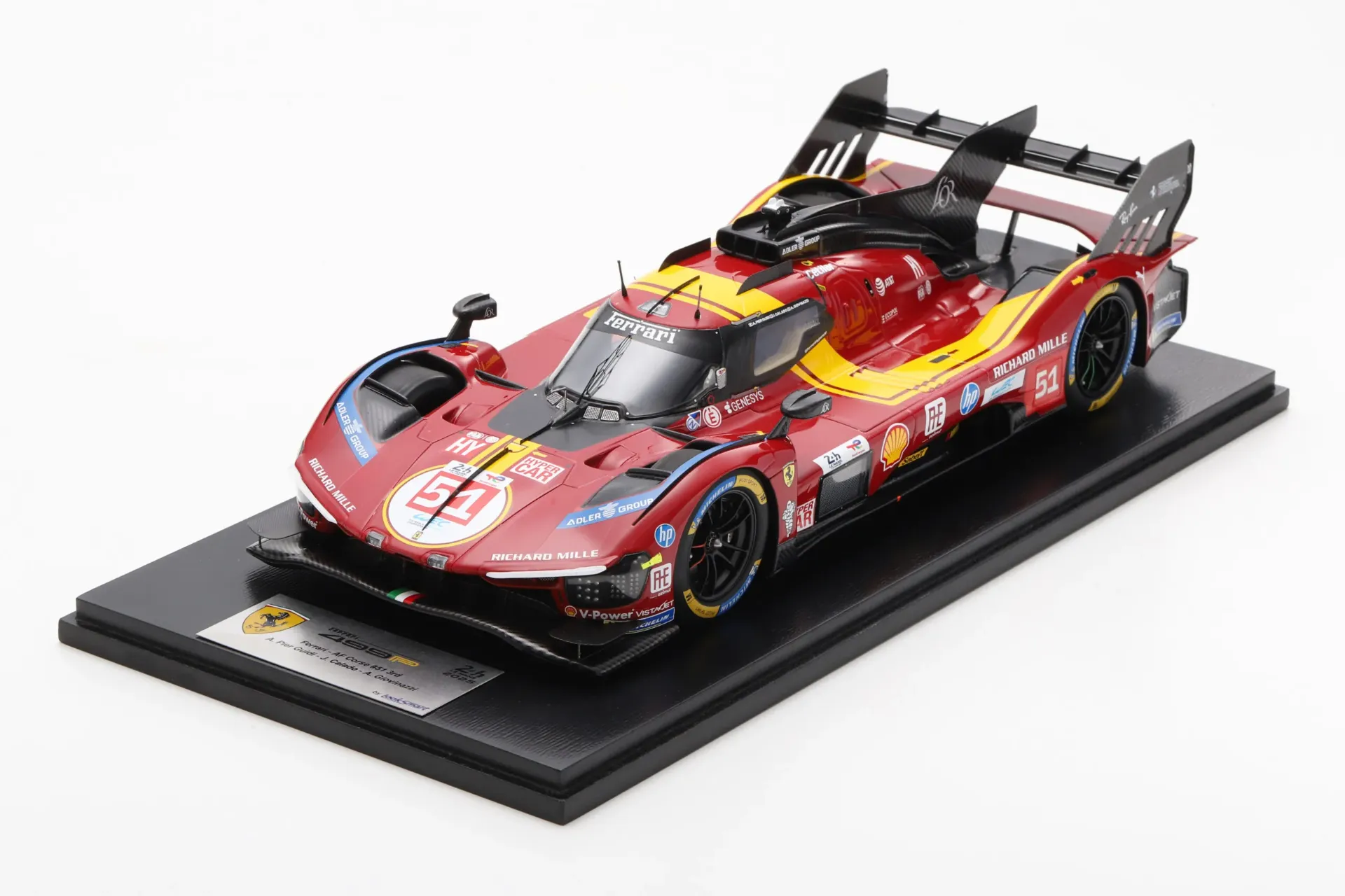 [LOO LS18LM054] Looksmart : errari 499P No.51 Ferrari AF CORSE ITA Le Mans 24H 2025 3rd Place A. Pier Guidi – J. Calado – A. Giovinazzi (1/18)
