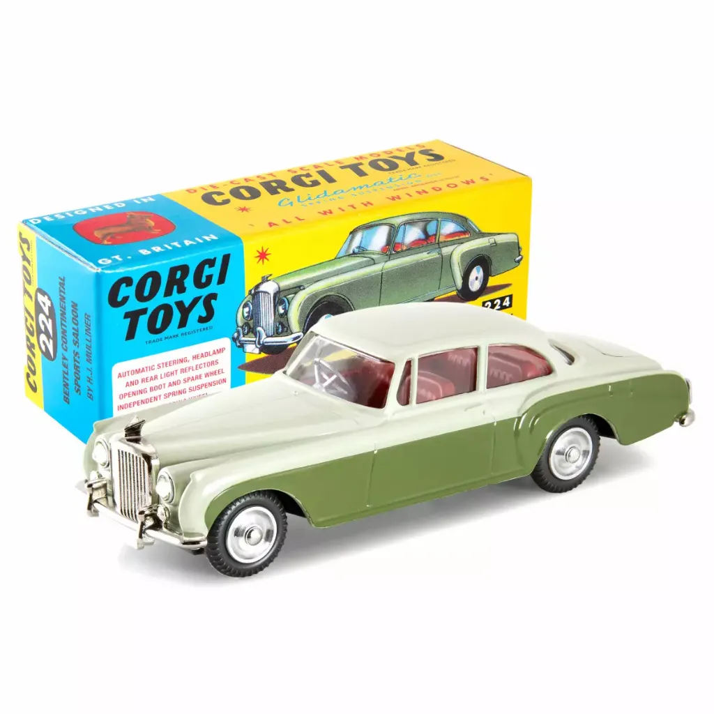[COG CD54321009] Corgi : Bentley Continental Sports Limousine - Vert Céladon & Lichen (1/50) │ Ref. CD54321009