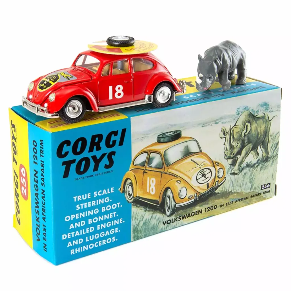 [COG CD54321019] Corgi: VW Kever "East African Safari Rally" (1965) - Rally Rood (1/44) │ Ref. CD54321019
