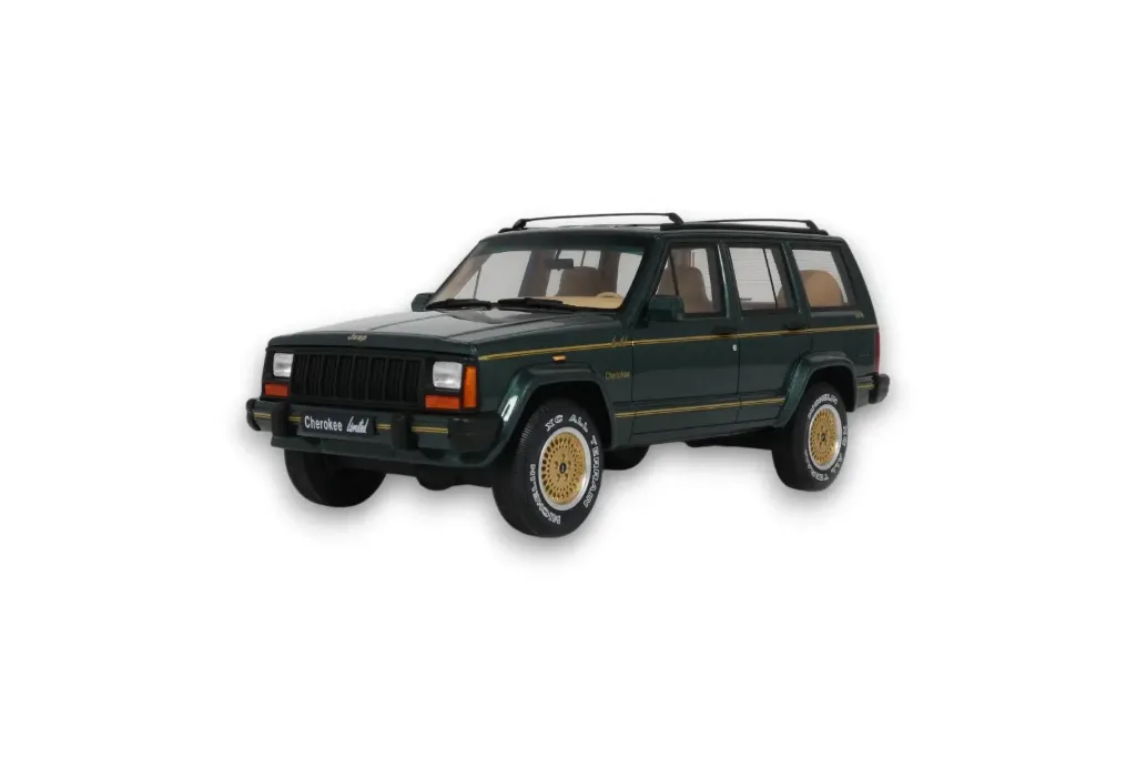 [OTT OT1340] Ottomobile: Jeep Cherokee HJ Limited Dark Hunter Green 1995 (1/18)
