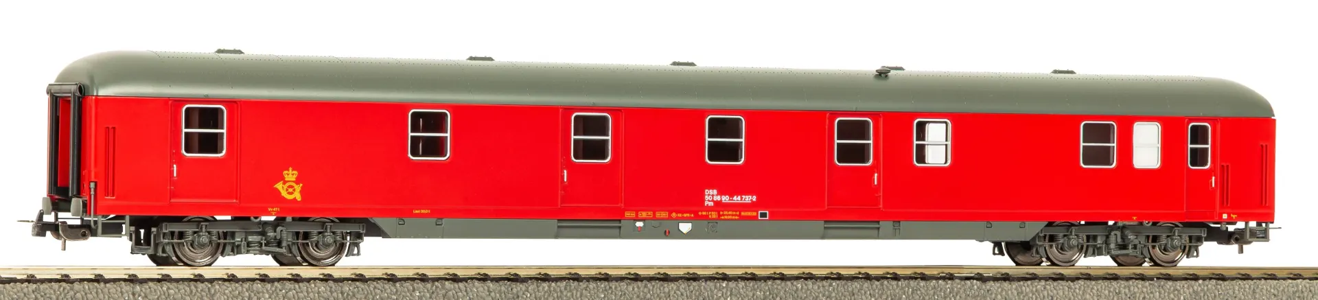 [PIK 53391] Piko : Wagon Post PM DSB DC Continu Epoque IV (1/87)