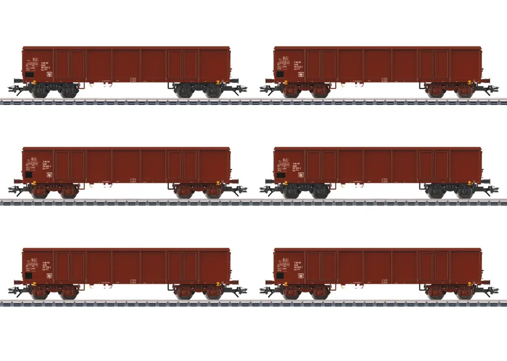 [MKN 46919] Marklin : Wagon EAS 6 pcs - AC DB Epoque IV-V (1/87)