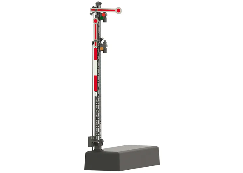 [MKN 70415] Marklin : Signal Principal avec Mat Traillis (HpO/Hp1/Hp2) Digital Mfx DCC (1/87)
