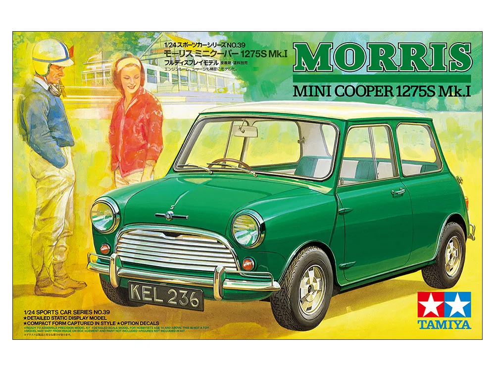 [TYA 24039] Tamiya: Morris Mini Cooper 1275S Mk.I Automobile (1:24) │ Ref. 24039