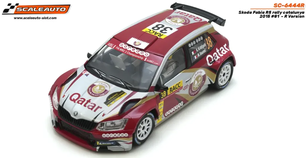 [SCT SC-6444R] Scaleauto : Skoda Fabia Rally2 Rally Montecarlo 2023 #37 - F. Delecour - R Version (1/32) (copie)