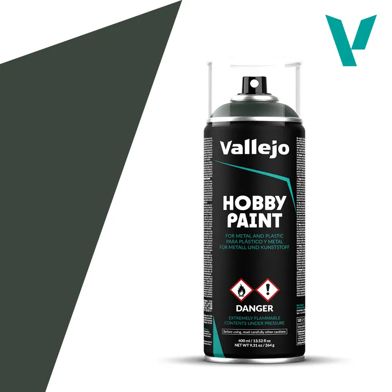 [VAL 28026] Vallejo : Spray Acrylique "Dark Green" (400ml)
