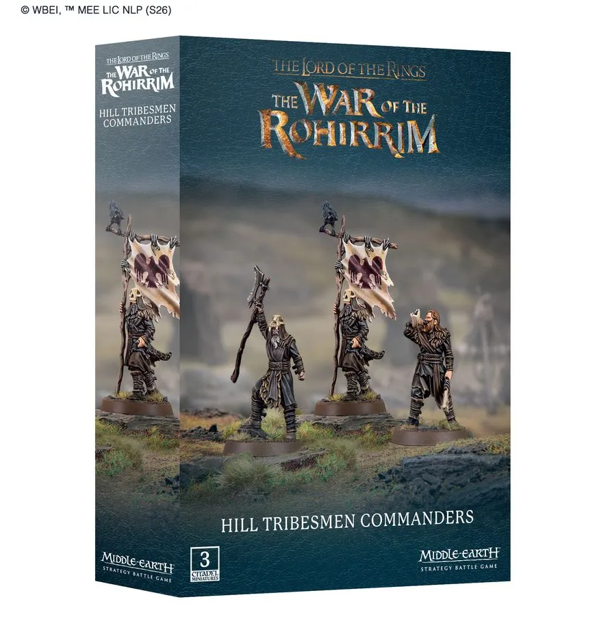 The War of the Rohirrim : Hill Tribesmen Commanders │ Middle-Earth Strategy Battle Game