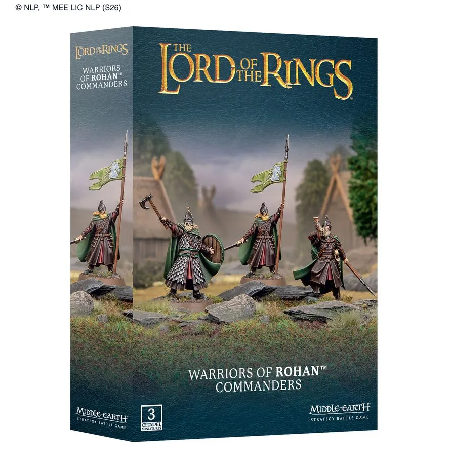 [GAW 30-105] The Lord of the Rings : Warriors of Rohan™ Commanders │ Middle-Earth Strategy Battle Game