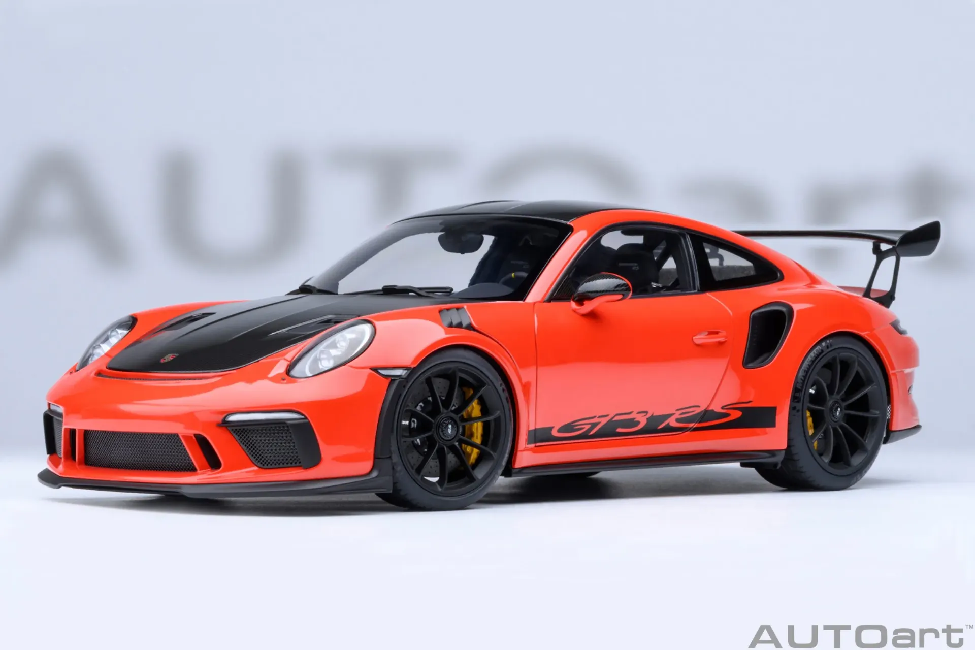 [AUA 78177] Autoart : Porsche 911 (991.2) GT3 RS Weissach Package LavaOrange (1/18)