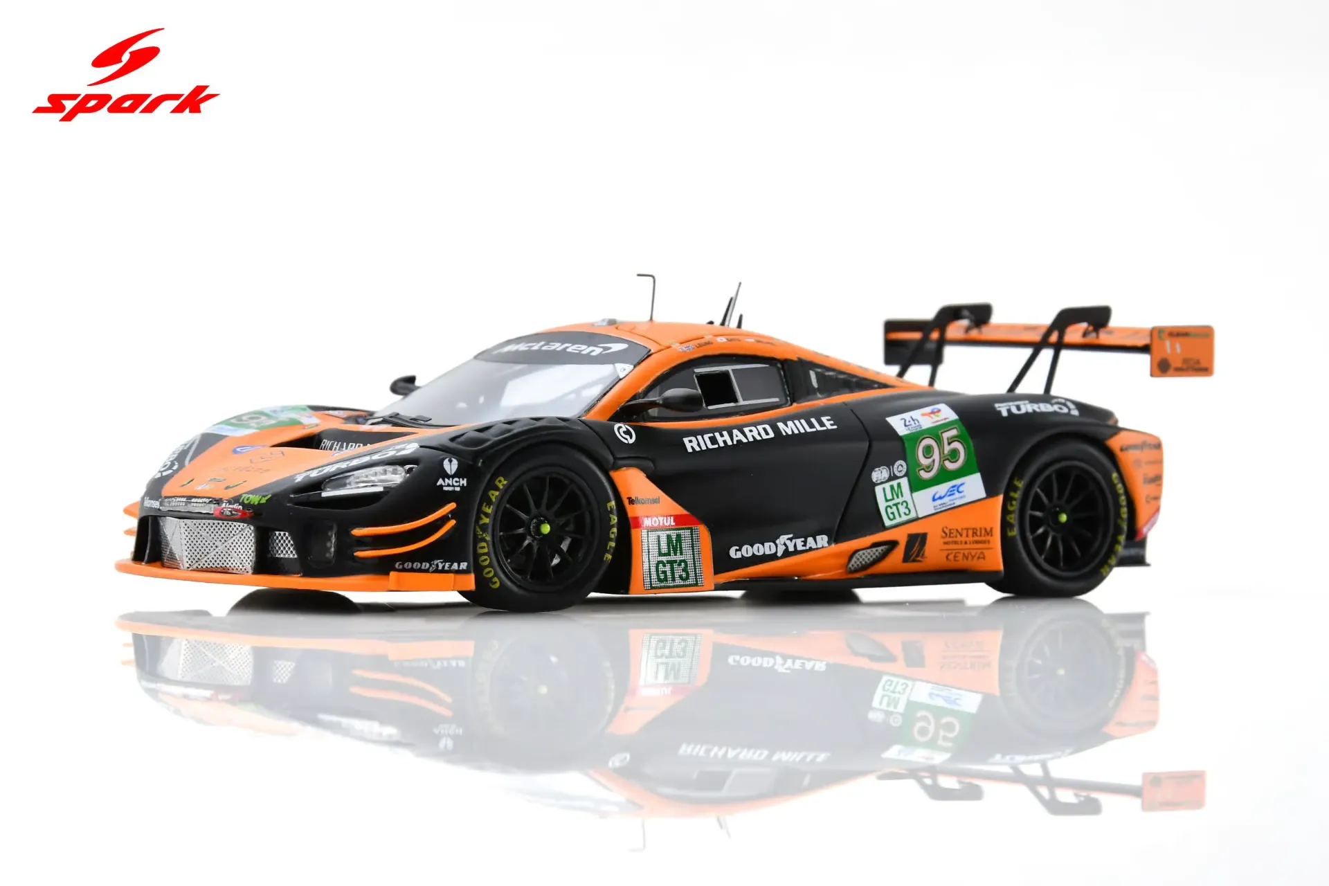 [SPK S9307] Spark : McLaren 720S LMGT3 Evo No.95 UNITED AUTOSPORTS Le Mans 24H 2025 D. Leung - S. Gelael - M. Sato (1/43)