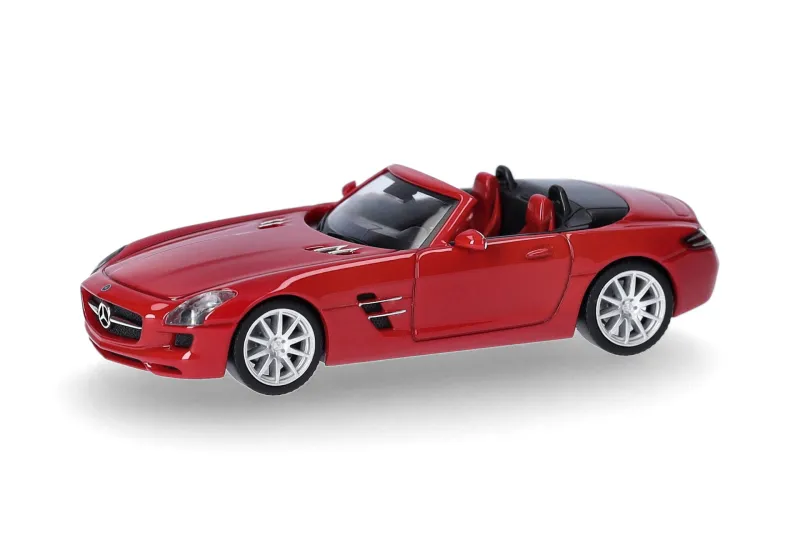 [HER 024853-002] Herpa : Mercedes SLS AMG Roadster Rouge (1/87)