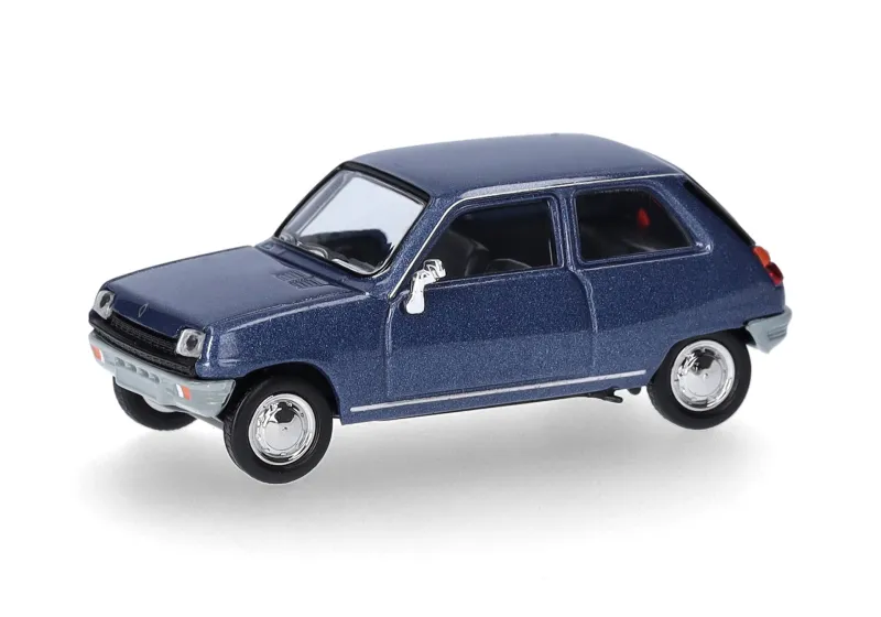[HER 034456-002] Herpa : Renault 5 Bleu Métal (1/87)