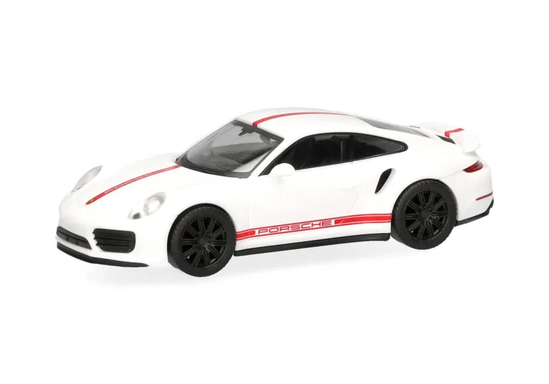 [HER 420358-002] Herpa : Porsche 991 Turbo Blanche (1/87)