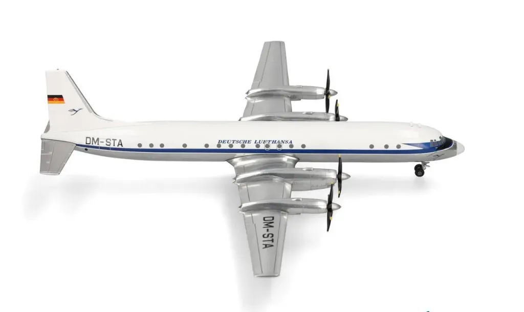 [HER 573689] Herpa : lyushin IL-18 DM-STA (1/200) (copie)