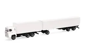 [HER 320726] Herpa : Scania 141 + remorque blanc (1/87)