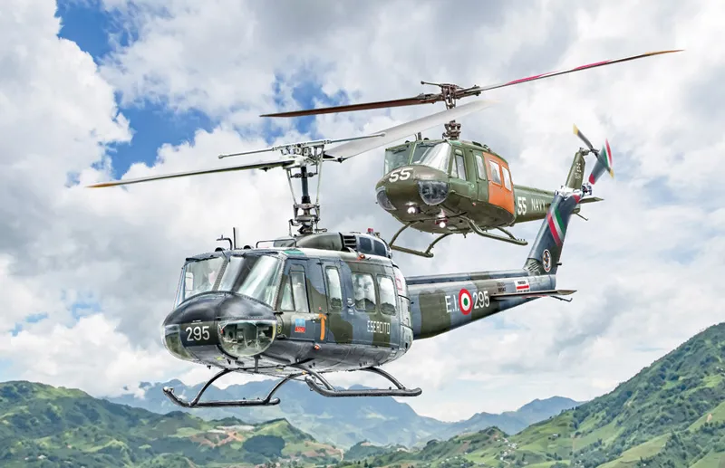 [ITA 2845] Italeri : AB-205/UH-1D (1/48)