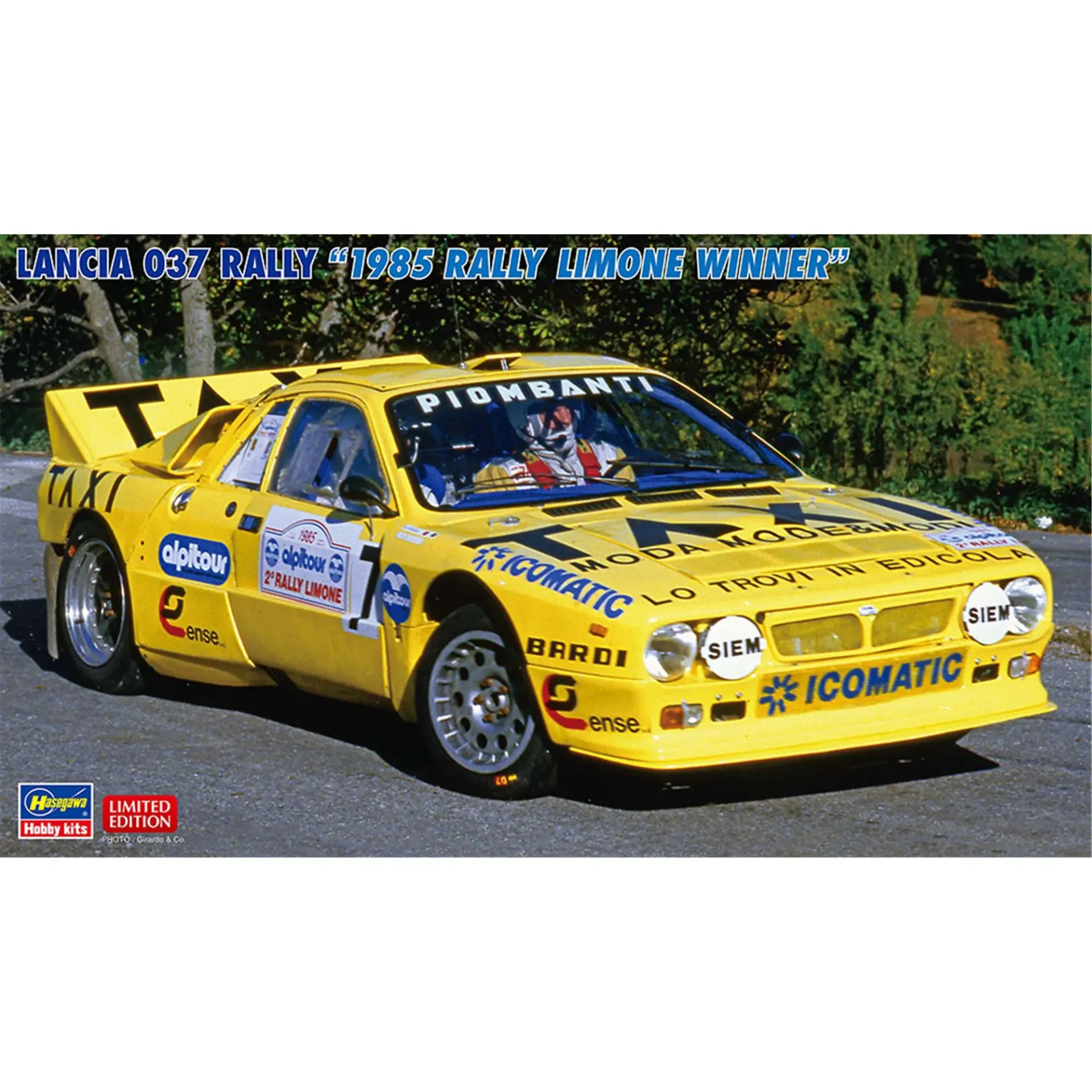 [HAS 20806] Hasegawa : Lancia 037 Rally Limone Winner 1985 (1/24)