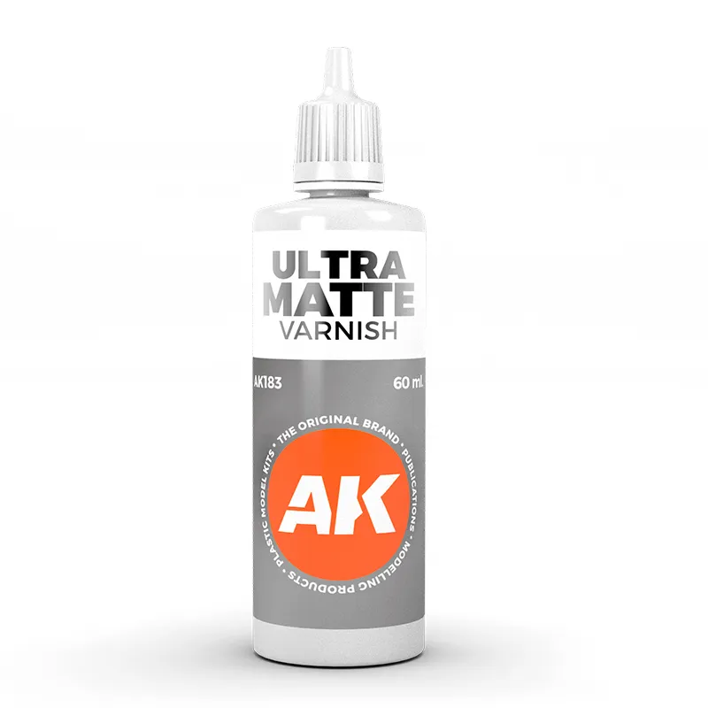 [AK AK183] AK Interactive: The Original Ultra Matte Varnish (60ml) │ Ref. AK183
