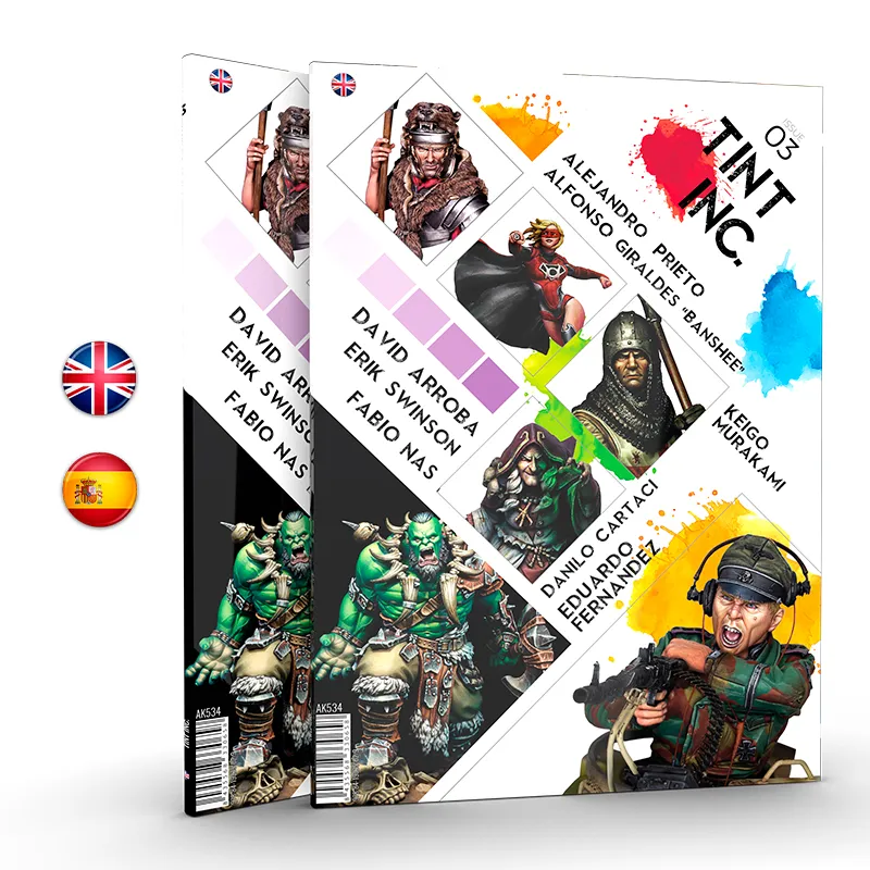 [AK AK534] AK Interactive : TINT INC. Issue 03 (Version Anglaise) - Magazine de Peinture de Figurines │ Réf. AK534