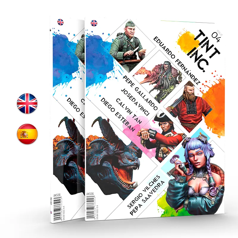 [AK AK536] AK Interactive: TINT INC. Issue 04 (English Edition) - Figure Modeling Magazine │ Ref. AK536