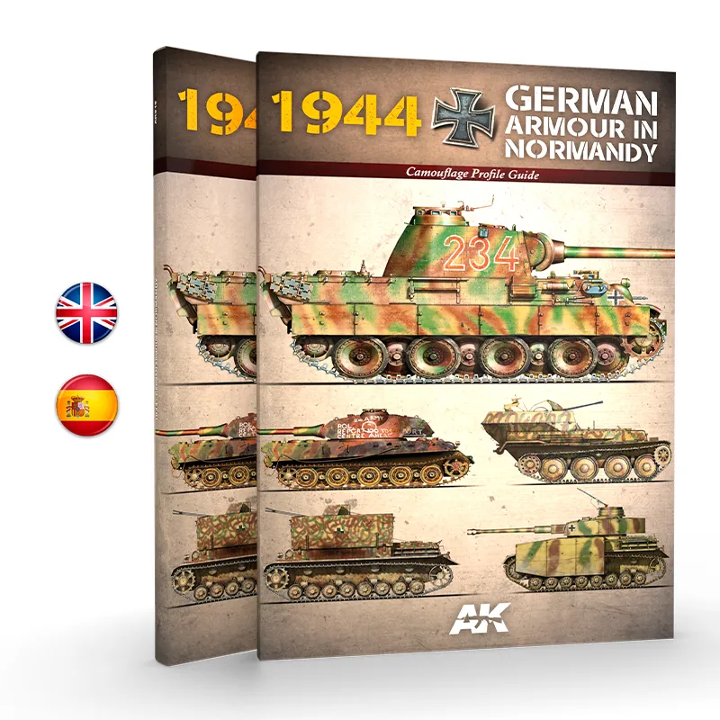 [Ak AK916] AK Interactive: 1944 German Armour in Normandy - Camouflage & Markings (Engels) │ Ref. AK916