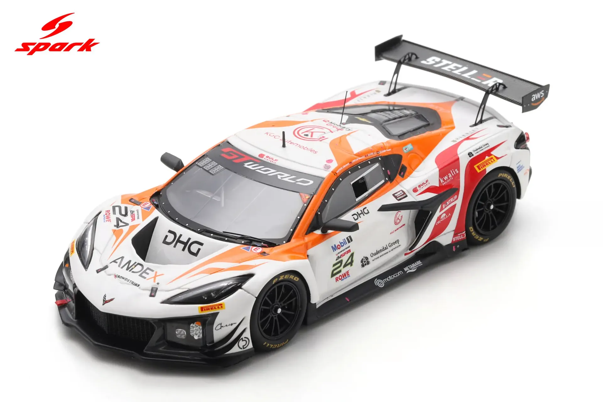 [SPK SB861] Spark : Chevrolet Corvette Z06 GT3 R No.24 Steller Motorsport 24H Spa 2025 M. Lismont - D. Ali - L. Hanafin - O. Hart (1/43)