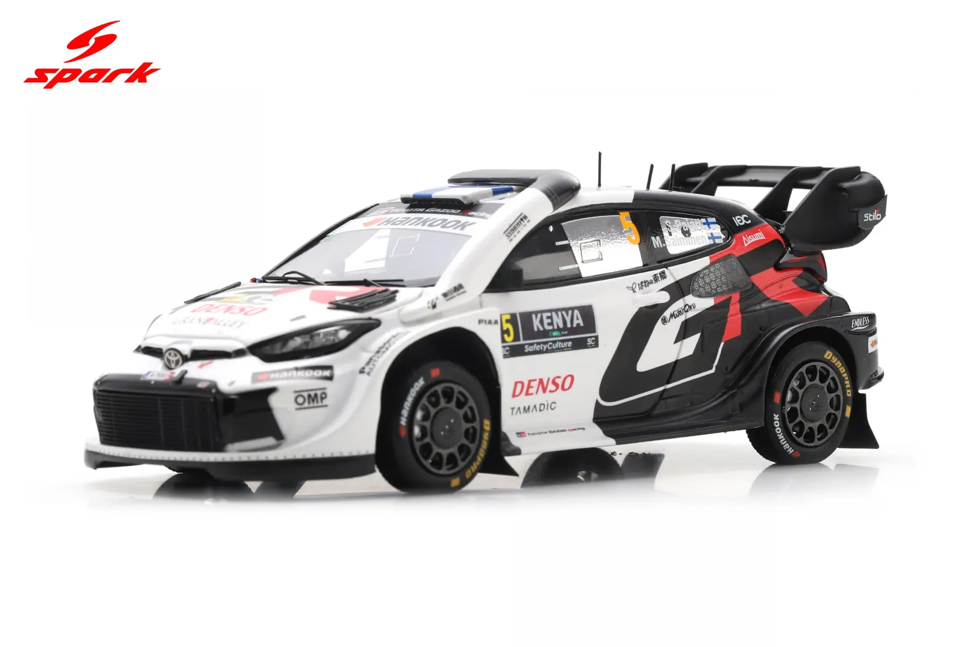 [SPK S6903] Spark : TOYOTA GR Yaris Rally1 No.5 TOYOTA GAZOO Racing WRT 4th Rally Safari 2025 S. Pajari – M. Salminen (1/43)