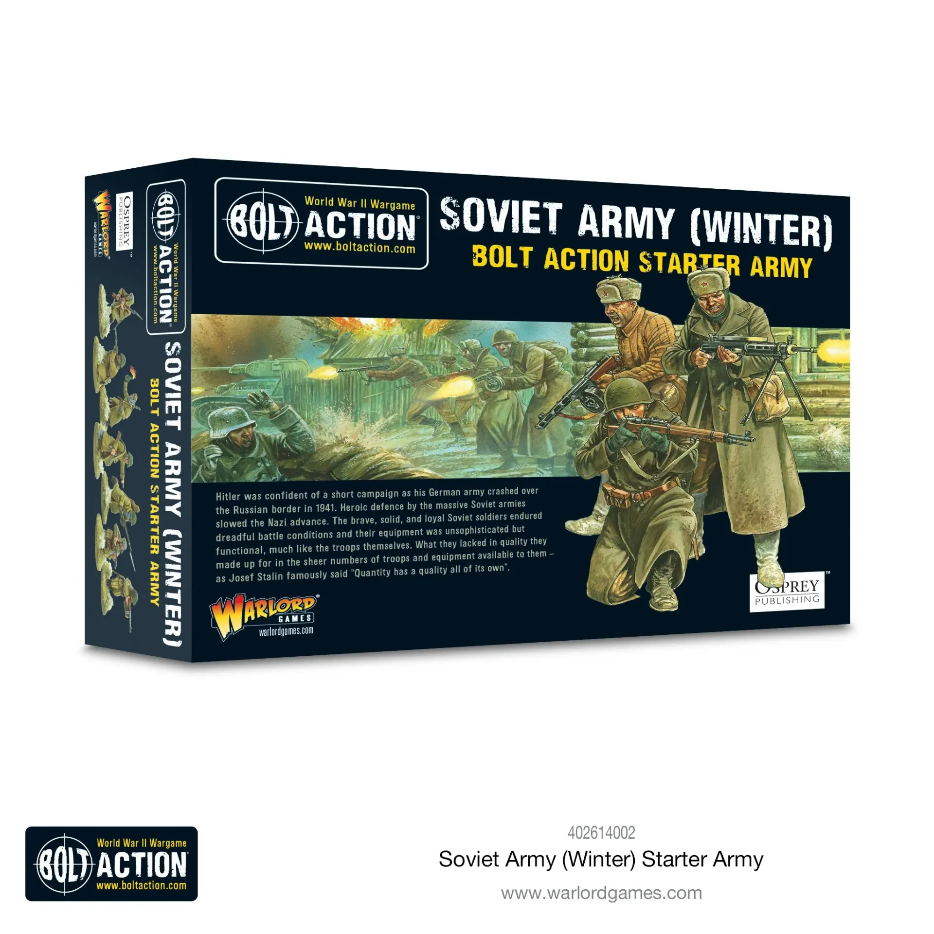[WLG 402614002] Warlord Games: Bolt Action - Soviet Army Winter Starter Army │ Ref. 402614002