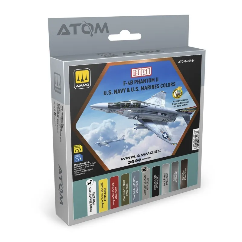 [AMO ATOM-20944] Atom : Set F-4B Phantom II US Navy & US MArines Colors