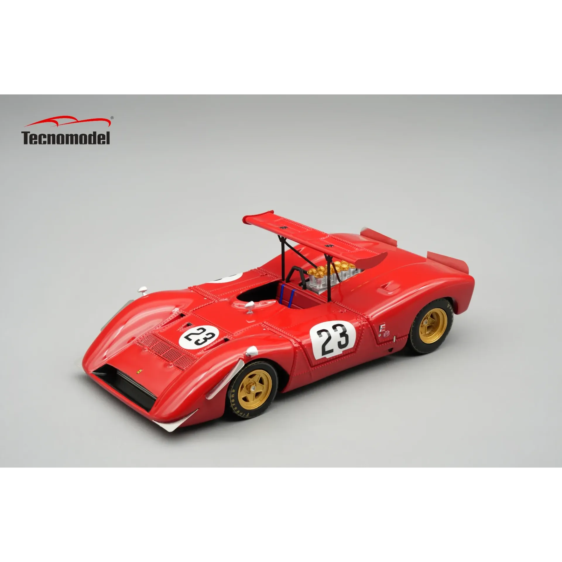 [TEN TM43-33C] Tecnomodel : Ferrari 612 Can-Am Las Vegas 1968 Chris Amon (1/43)