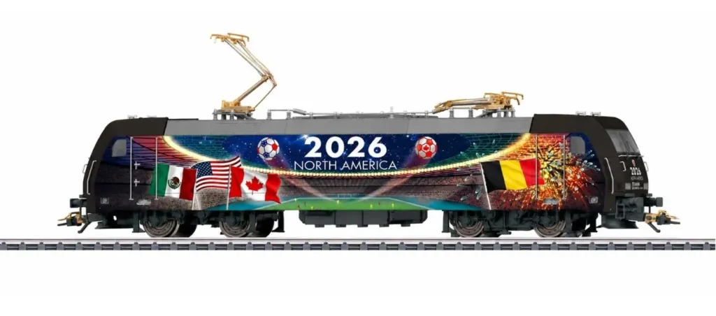 [MKN 36263] Marklin : Locomotive électrique BR185.2 Drapeau Belge pour Coupe du Monde 2026 - AC Sound Epoque VI