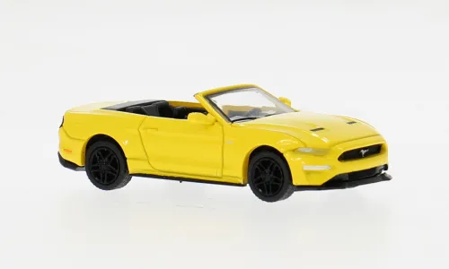 [PRU PCX870566] Premium classixxs : Ford Mustang VI Convertible Jaune (1/87)