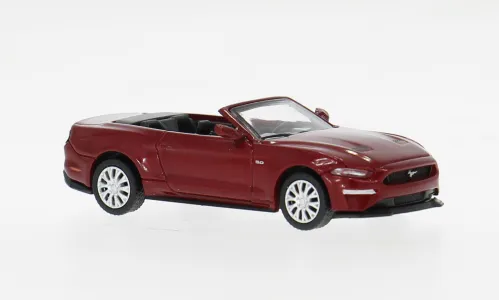 [PRU PCX870565] Premium classixxs : Ford Mustang VI Convertible Rouge (1/87)