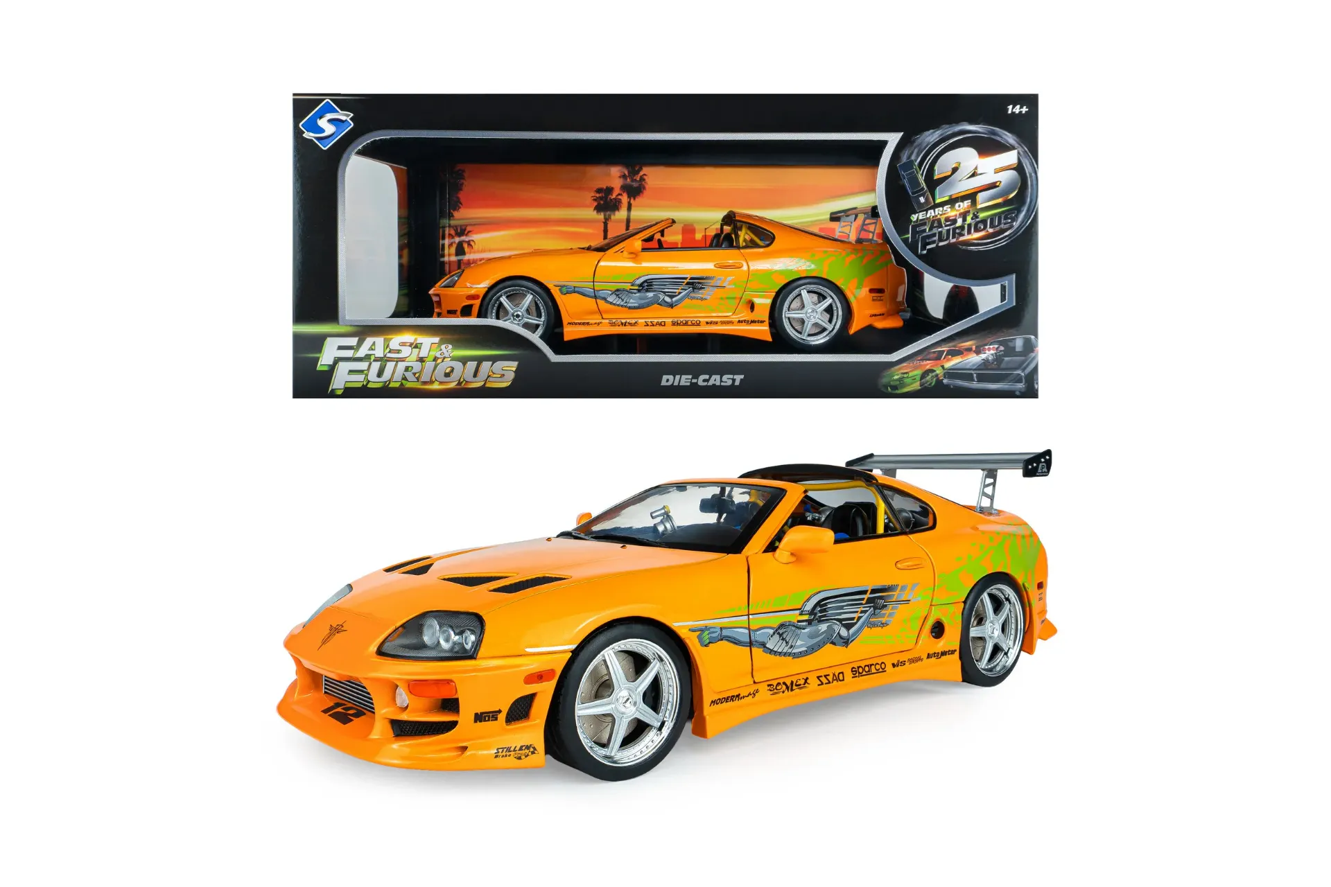 [SOL S1807609A] Solido : Toyota Supra MK 4  "Fast & Furious " (1/18) (copie)