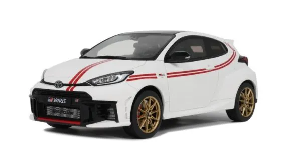 [OTT OY1183] Ottomobile : Toyota GR Yaris TGR Italy Pure White (1/18)