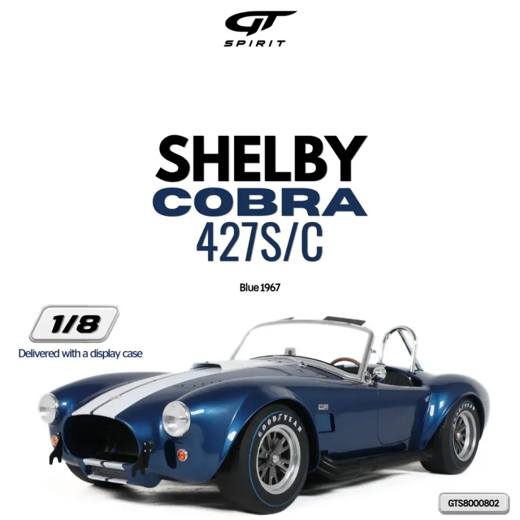 GTSpirit : Shelby Cobra 427S/C NAvy Blue 1967 (1/8)