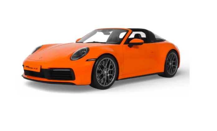 [GTSPI GTS802101] GTSpirit : Porsche 911 (992.1) Targa 4S Pastel Orange 2021 (1/8)