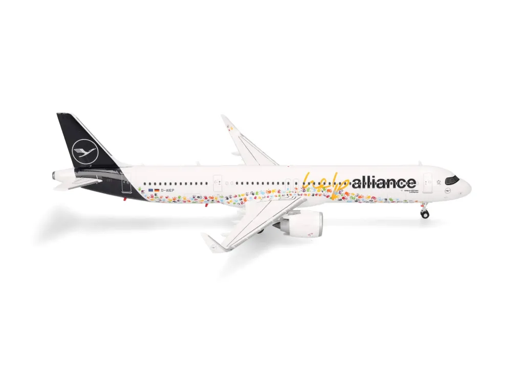 Herpa : Airbus A321neo Lufthansa Help Alliance (1/200)