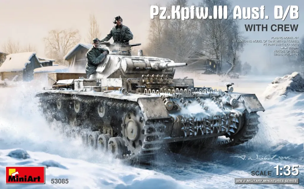 Miniart : Panzer III AUsf. D/B With Crew (1/35)